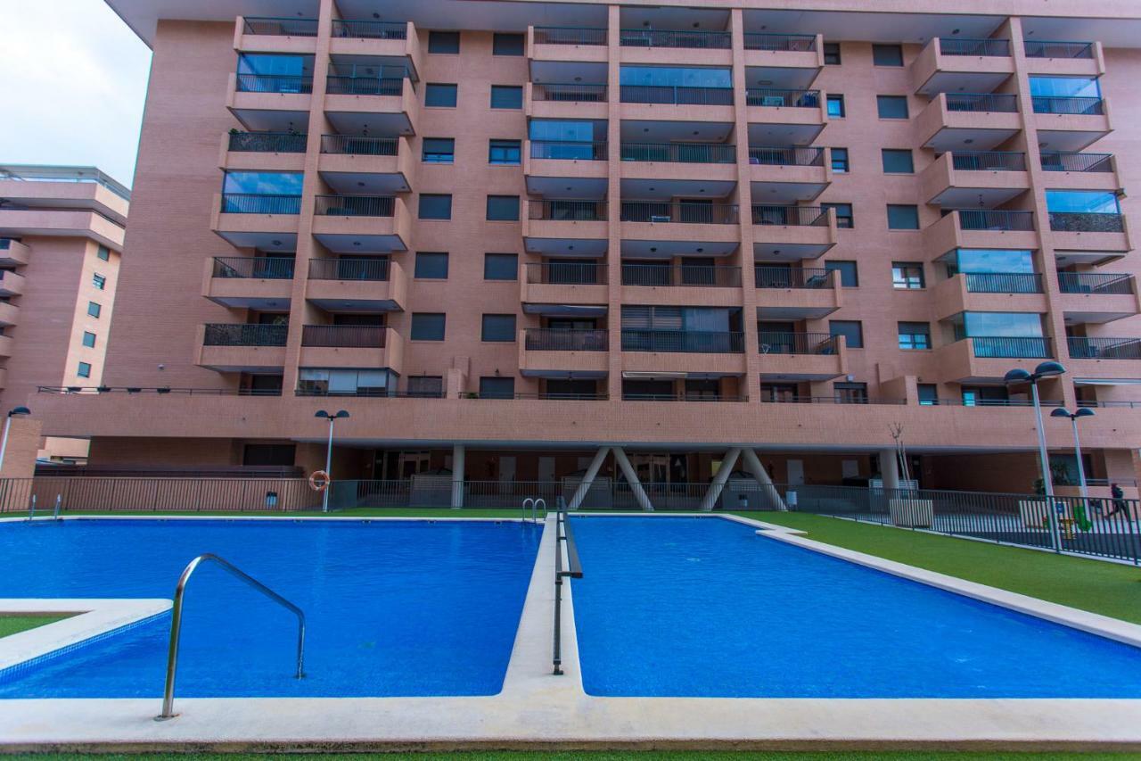 Apartment On The Beach,Pool,Wifi,Garage,Valencia Exterior photo